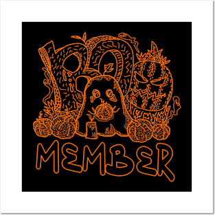 Boo Member - Happy Happy Halloween Posters and Art